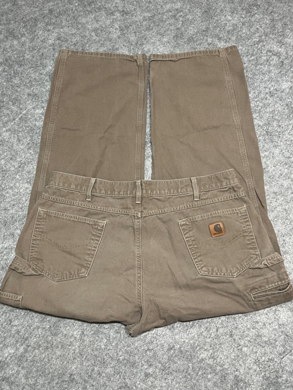 Carhartt Light-Duty Men's Light Brown Utility Work Pants - Picture 3 of 9